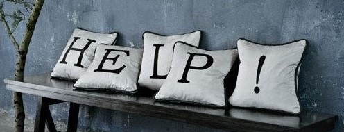 hlep pillows uncluttered